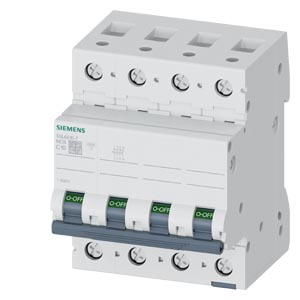 Siemens 4x10A C tipi 6kA Nötr Kesmeli Otomatik Sigorta 5SL6610-7