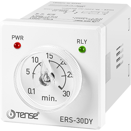 TENSE ERS-30DY Zaman Rölesi 48 x 48 (8 Pinli Soket) 0,1 - 30 dk.