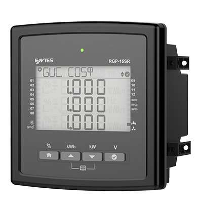 ENTES RGP-15SR 12 KADEMELİ SVCLİ REAKTİF GÜÇ KONTROL RÖLESİ